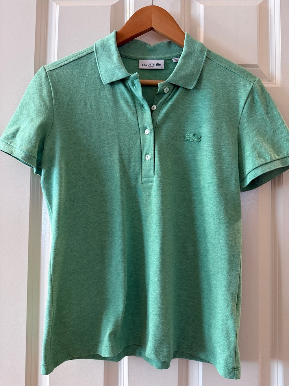 Lacoste Green Women's Polo Top